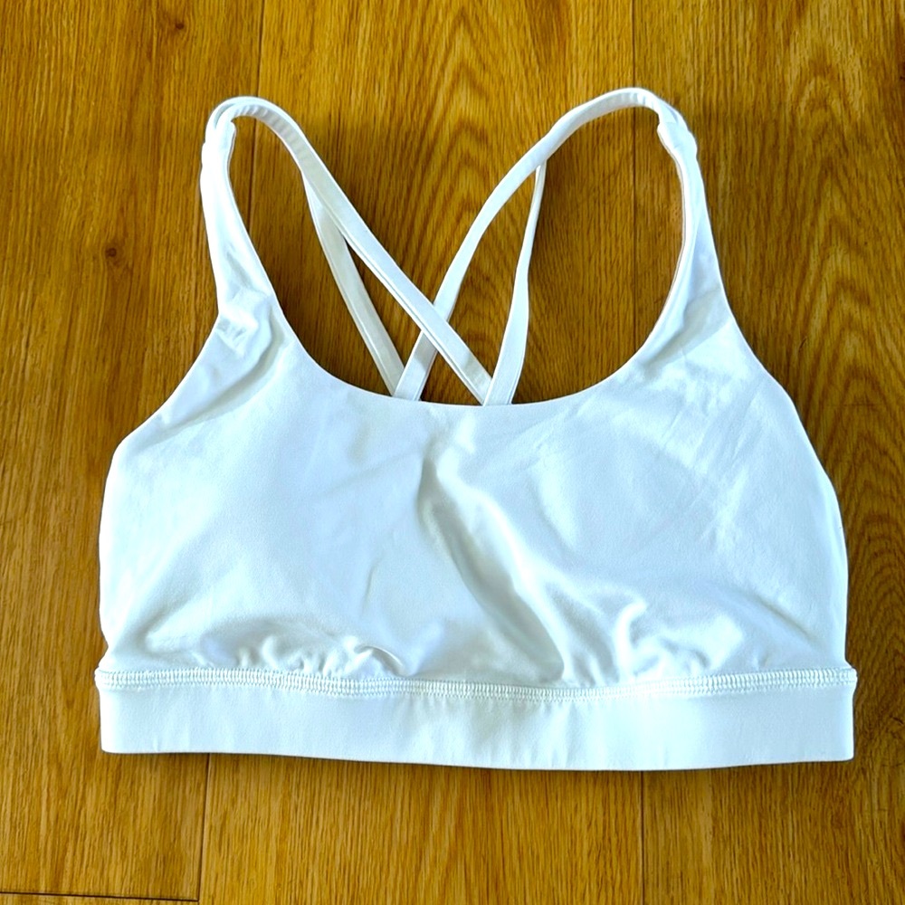 lululemon athletica White Sports Bra